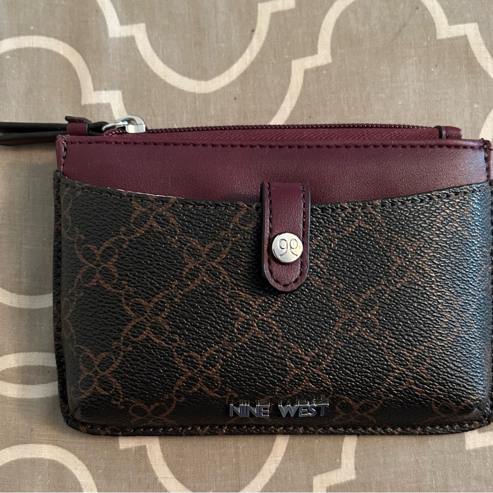 Nine West wallet with insert for cards and cash.